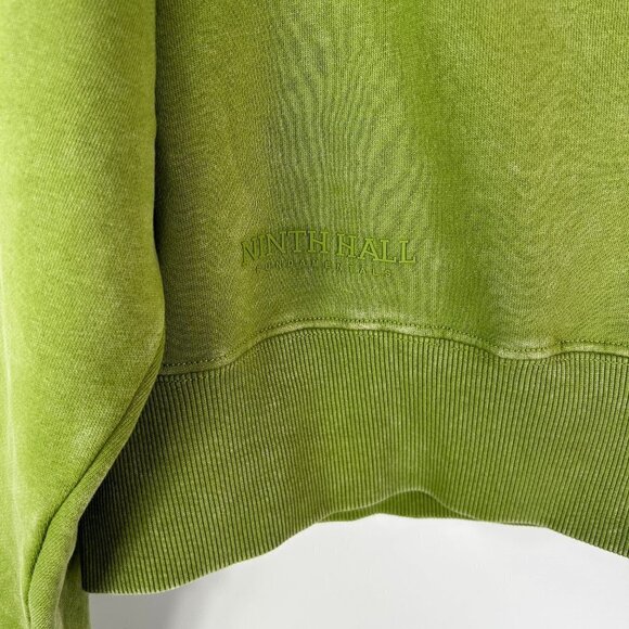 Ninth Hall Women's Green Fundamentals Epsom Wash Zip Hood Jacket Size XS - NWT - Picture 5 of 8